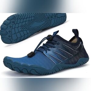 Bronoir Barefoot Shoes, Men Size 10, Blue